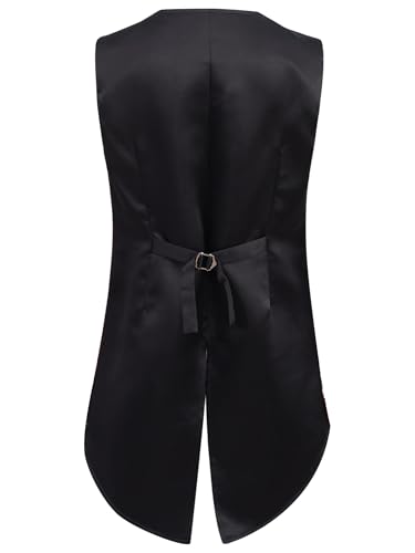 Aislor Kids Boys Sequin Vest Waistcoat Hip Hop Choir Jazz Dance Tops Performance Party Tuxedo Tailcoat Jacket Tops2