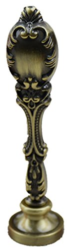 Mnyr Luxury Custom Monogram Two Letters Initials Logo Wedding Invitations Gift Cards Bronze Sealing Wax Seal Stamp Metal Peacock Handle Set #TOP2