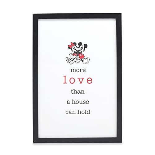 Open Road Brands Disney Mickey and Minnie Framed Wall Art