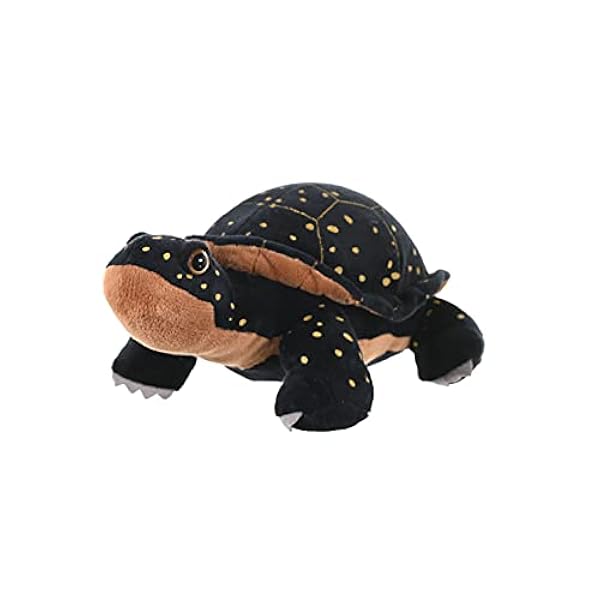 Wild Republic Gevlekte schildpad pluche zacht speelgoed, knuffels knuffels, cadeaus voor kinderen 30 cm