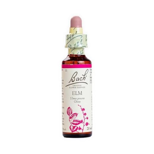 Bach - Flor de Bach Elm, Complemento Alimenticio, con Extracto de Flores de Olmo, Uva de Alc 27% Vol, Ayuda a Gestionar las Emociones para Ser Más Eficiente - 20 ml