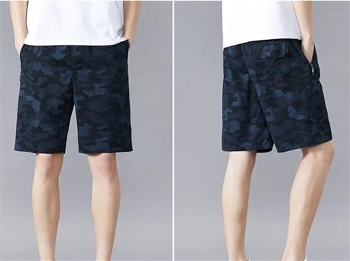 Short décontracté imprimé avec taille élastique 4XL confortable - 3