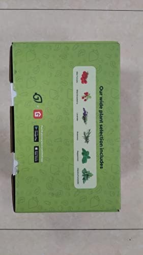 JustSmart 12 Pods Hydroponics Growing System with 5L Water Tank, Indoor Herb Garden with 30W LED Grow Light, Smart Garden Germination Kit w/ 3.5" Display Screen, Up to 30" Height, Silent Pump System