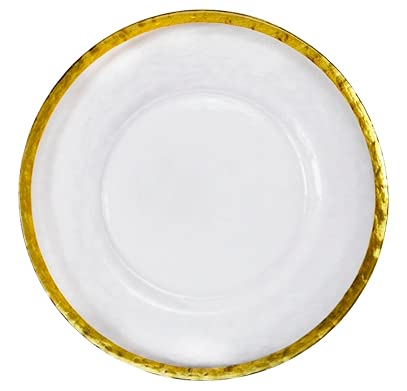 Sottopiatto con bordo dorato ThePure. Switzerland