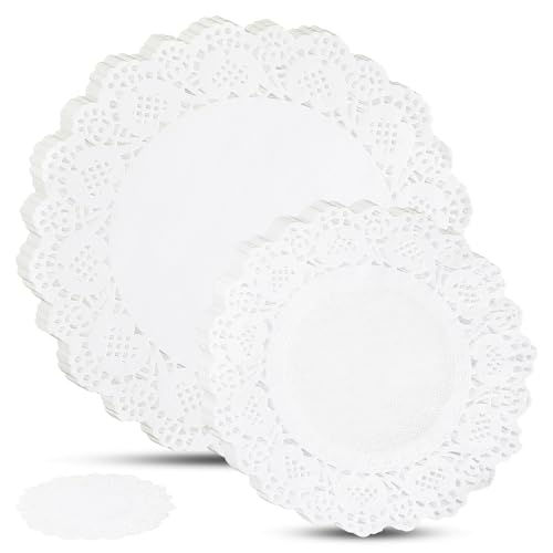 Ouligay 100 STK Tortenspitze Rund Papierdeckchen Spitze Papiermatten Weiß Spitzenpapier Rund Tassenuntersetzer Papier Tortenspitze Papiermatten für Kuchen Desserts Snacks Handwerk(6.5/8.5inch) Ouligay 100 STK Tortenspitze Rund Papierdeckchen Spitze Papiermatten Weiß Spitzenpapier Rund Tassenuntersetzer Papier Tortenspitze Papiermatten für Kuchen Desserts Snacks Handwerk(6.5/8.5inch)