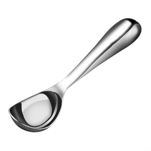 Cuchara de helado de acero inoxidable de diseño sin costuras que ofrece durabilidad y facilidad de uso