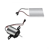 Détails du ventilateur et du moteur : quatre pales de ventilateur équilibrées de 7 cm montées sur un moteur de 40 x 40 mm produisent un flux d'air constant tandis que la vitesse du moteur à vide d'environ 2500 tr/min prend en charge de petites tâches d'extraction et de refroidissement avec des performances constantes.
