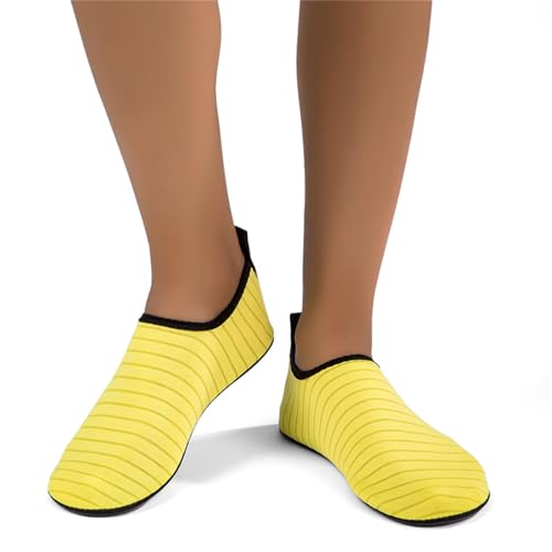 Water Shoes Barefoot Aqua Yoga Socks Quick-Dry Beach Swim Surf for Women Men Womens Mens Pool Walking Park Boating Sports Adult Non Slip River Lake surf Black Camping Slip-on Sport Exercise3