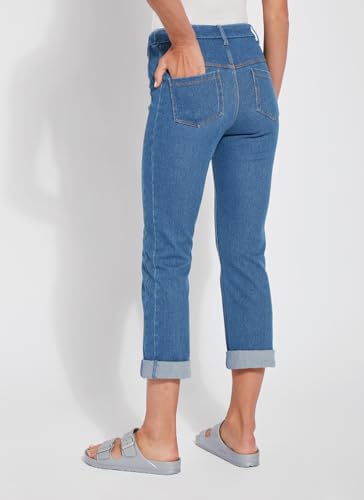 Lyssé Women's Cropped Boyfriend Denim2