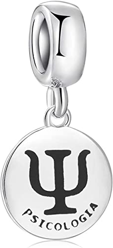 DUUDAH Joyas for Mujeres Cuentas Colgantes de Plata esterlina 925, for Mujeres Colgantes de psicología Cuentas Plata esterlina 925 for Hacer Joyas Pulseras Originales (Color : A)