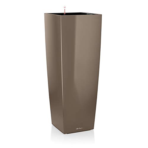 Preisvergleich Produktbild LECHUZA CUBICO Alto Premium 40 taupe hochglanz 18234