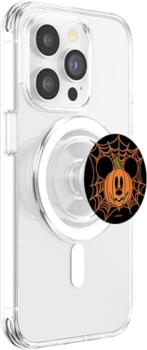 Disney Halloween Mickey Pumpkin Face Spider Web PopSockets PopGrip for MagSafe - image 4