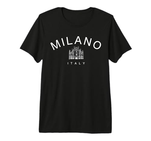 Milano Italy Lettering Typography Premium Tri-blend T-Shirt