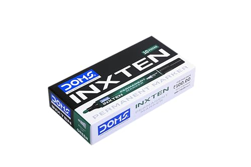Image of Doms INXTEN PERMANENT MARKER PEN GREEN