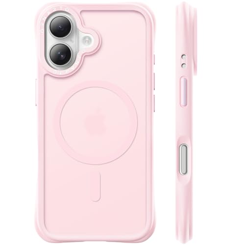 ORNARTO Magnetic for iPhone 16 Case 20FT Military Grade Drop Cover Pink