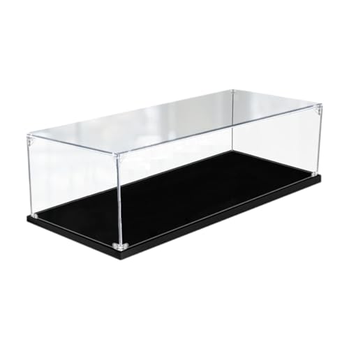 Caja de almacenamiento de acrílico transparente con soporte interior 6