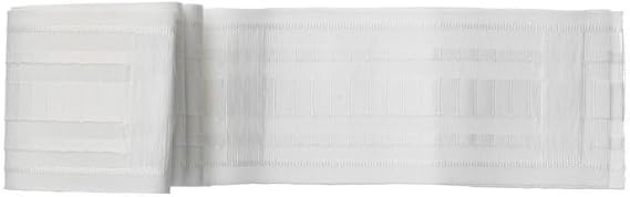 IKEA Kronill Gathering Heading Tape for Making Pleated Curtains, 3 Inch, White Polyester