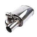 TXQDQSC Auto Vakuum Auspuffventil Schalldämpfer für KIA Opirus 2004-2010, Pneumatischer Dämpfer Robust Autozubehör 63mm,B-Right