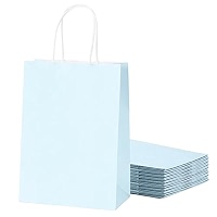 Whaline 16-Pack Party Favor Bags – Blue & Orange Paper Gift Bags With Handles - View #9
