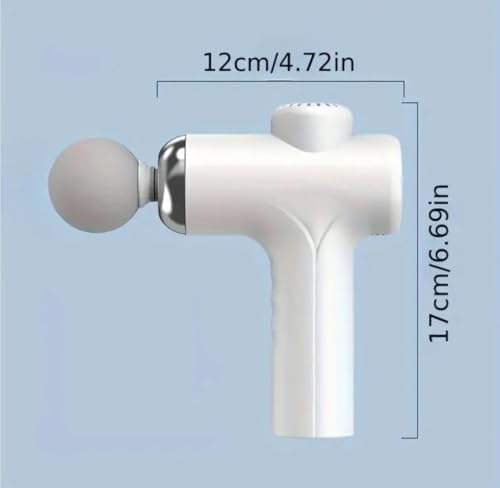 Image of Massage Machine for Body Pain - Mini Massage Gun for Deep Tissue, Muscle & Body Pain Relief - Handheld, Battery Powered Massager for Neck, Shoulder, Back, Foot