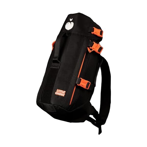 The-Maxine-One-Small-Dog-Carrier-by-Little-Chonk-Dog-Backpack-Carrier-for-Small-Sized-Breeds-Adjustable-Front-Facing-Pet-Carrier-for-Travel-Dog-Hiking-Backpack-Bark-After-Dark-Black The Maxine One Small Dog Carrier by Little Chonk