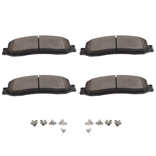 Image of SCITOO D1631 Semi-Metal Brake Pads Sets Front w /Hardware Replacement For Ford For F-250 Super Duty 2012│For F-350 2012│For F-350 Super Duty 2012