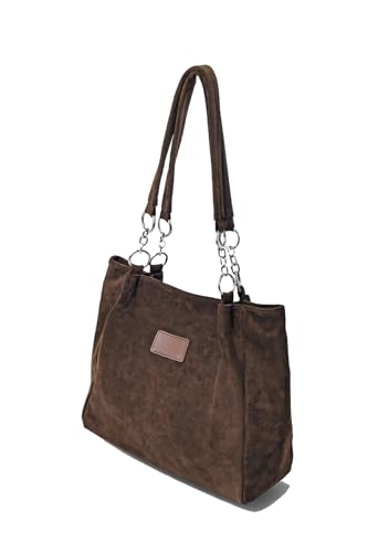 Cabas en velours côtelé Ulisty : sac fourre-tout quotidien et pratique pour femmes