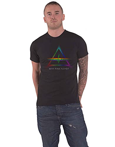 Pink Floyd T Shirt Why Band Logo Nouveau Officiel Homme Noir Size XXL