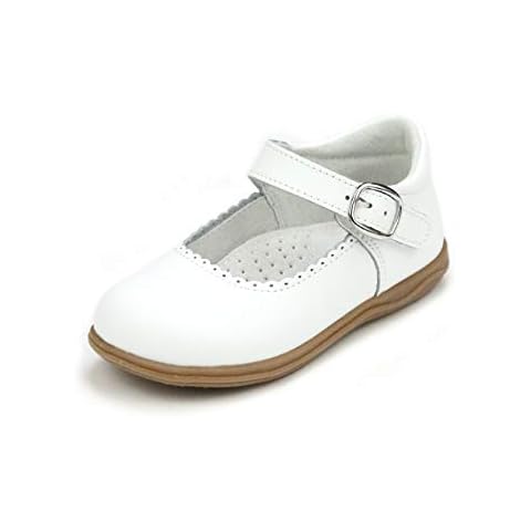 Chloe Classic Scalloped Leather Mary Jane White Cover