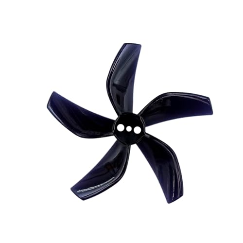 2020 ���� 2 �C���` 5 �u���[�h �v���y�� 1.5mm �V���t�g �����p Tiny Whoop ����у}�C�N�� RC FPV ���[�V���O �h���[�� 1204 ���[�^�[���i�� 51mm (4 �y�A)(Black(8pcs))