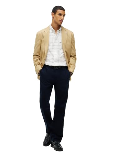 Image of Tommy Hilfiger Men's Long Sleeve Oxford Shirts in Regular Fit, Men's Button Down Shirts, Also Available in Big and Tall