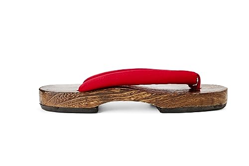 Image of Japanese Wooden Clogs Geta Slippers