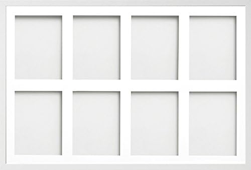 Allington Range 20x16-inch Beech Picture Photo Frame with White 7-Aperture Mount for Image Size 6x4-inch