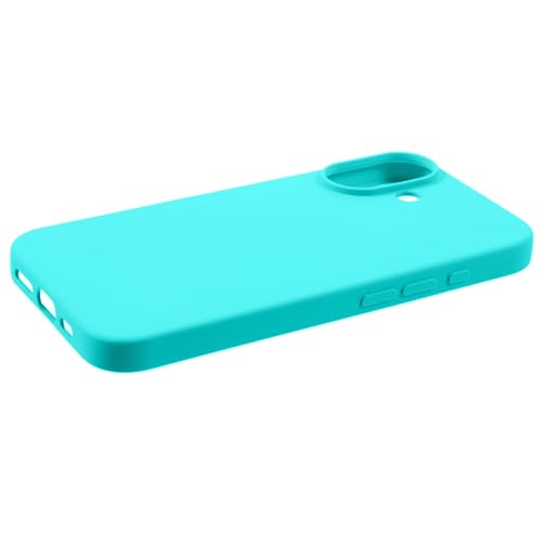 Image of ArmourPro Silicone Back Case for iPhone 16 Soft-Touch Case | Diamond Blue