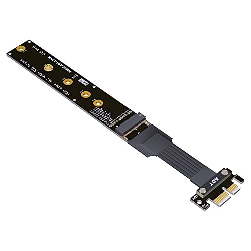 Cable M.2 NVMe SSD a PCIe 4.0 X1 adaptador convertidor de expansion R14JF 4.0 longitud 50cm