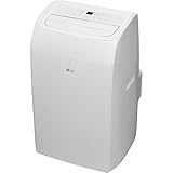 LG 10,200 BTU (14,000 ASHRAE) Portable Air Conditioner, Cool & Heat, Cools 450 Sq.Ft. Remote Control WiFi Enabled, Wheels for Easy Install & Mobility, LCD display
