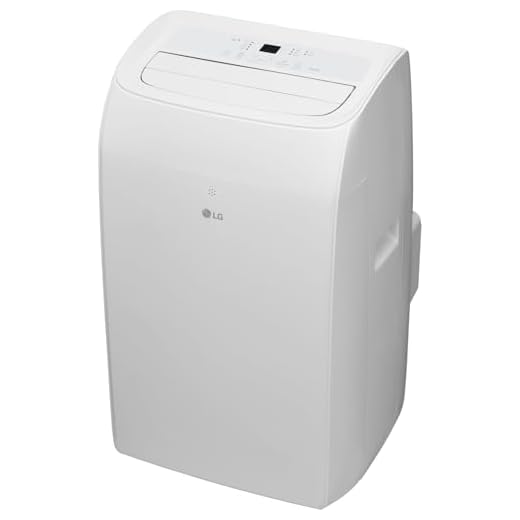 LG 10,200 BTU (DOE) / 14,000 BTU (ASHRAE) Smart Portable Air Conditioner with Supplemental Heat, Cools 450 Sq. Ft.,Smartphone & Voice Control works with LG ThinQ, Amazon Alexa and Hey Google, 115V