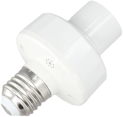 JGmotorfi Intelligent E27 Lamp Socket Adapter With Voice Activated Switch Control For Smart Home Lighting System Corridor Stairs