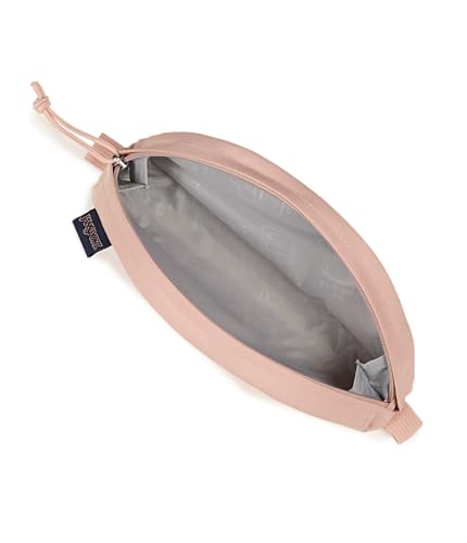 JanSport Luna Blue Compact Minimalist Semicircular Pouch4