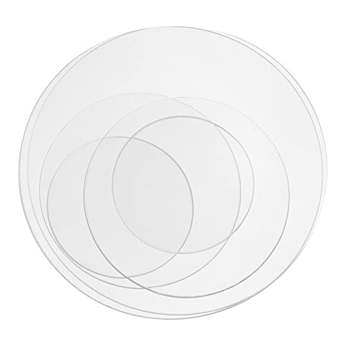 BESPORTBLE Science Experiment Tool 6pcs Glass Evaporation Dish Beakers Flask Lids Lab Beakers c