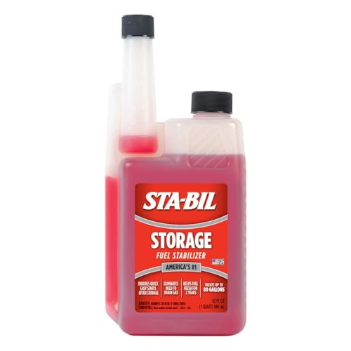 STA-BIL Storage Fuel Stabilizer, 32 oz – Treats 80 Gallons –...