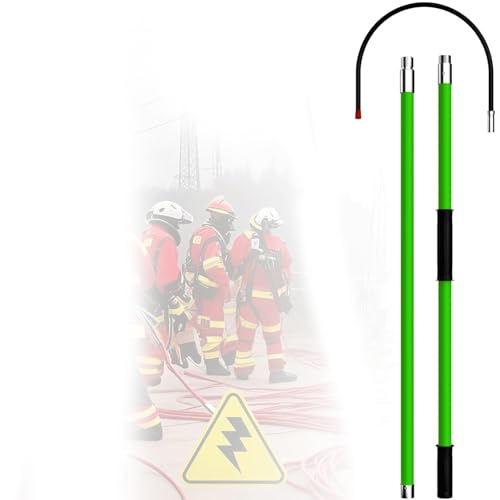 Générique Crochet de Sauvetage isolé pour la sécurité électrique, Les interventions d'urgence, la Protection Haute Tension ; Durable, léger, Indispensable pour Les secouristes et Les techniciens.