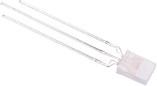 10 x Red/Green Bi-Colour 2 x 5mm Rectangular Diffused LED 120° Common Cathode