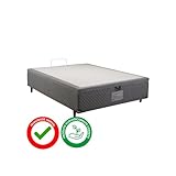 Cama Box Baú Casal Herval Alba, Molas Ensacadas, 72x138x188 cm glide