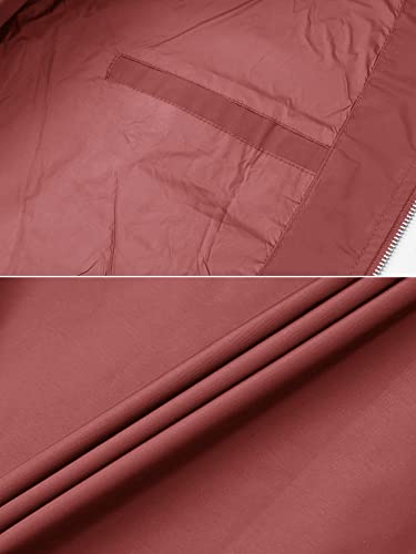 Image of TACVASEN Men's Lightweight Jacket Casual Spring Fall Windbreaker Bomber Zip Up Coat with Pocket