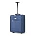 LUGG Lightweight Cabin Luggage, 600D Polyester, Solid Wheels, 45x36x20cm