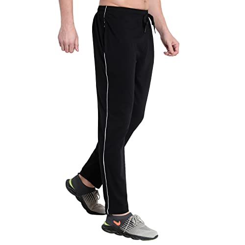 Image of BLUE STAR SHARK Mens's Cotton Piping Track Pant Lower