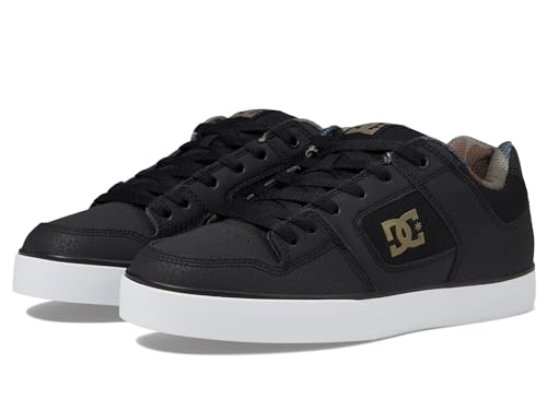 Image of DC Mens Pure Low Top Lace Up Casual Skate Shoe SneakerSkate Shoe