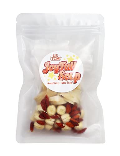 USTCM JoyFull Soup Tremella & Lotus Seed Sweet Soup Mix 銀耳蓮子糖水 Sweet Soup Made Easy! 1-2 Servings 55g