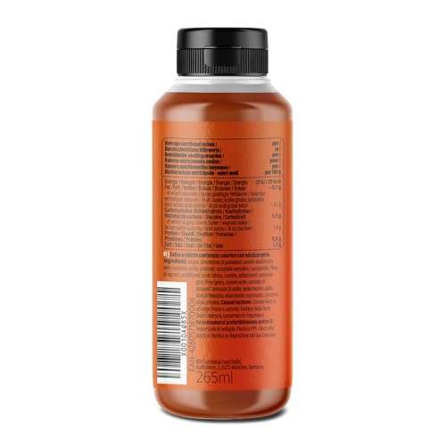 GymQueen Mamma Mia Zero Sauce, kalorienreduziert, ohne Fett & ohne Zuckerzusatz, zum Verfeinern von Gerichten oder als Salat-Dressing, vegetarisch, Curry Ketchup